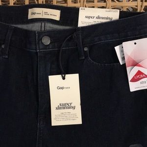 Gap mid rise true skinny super slimming jeans